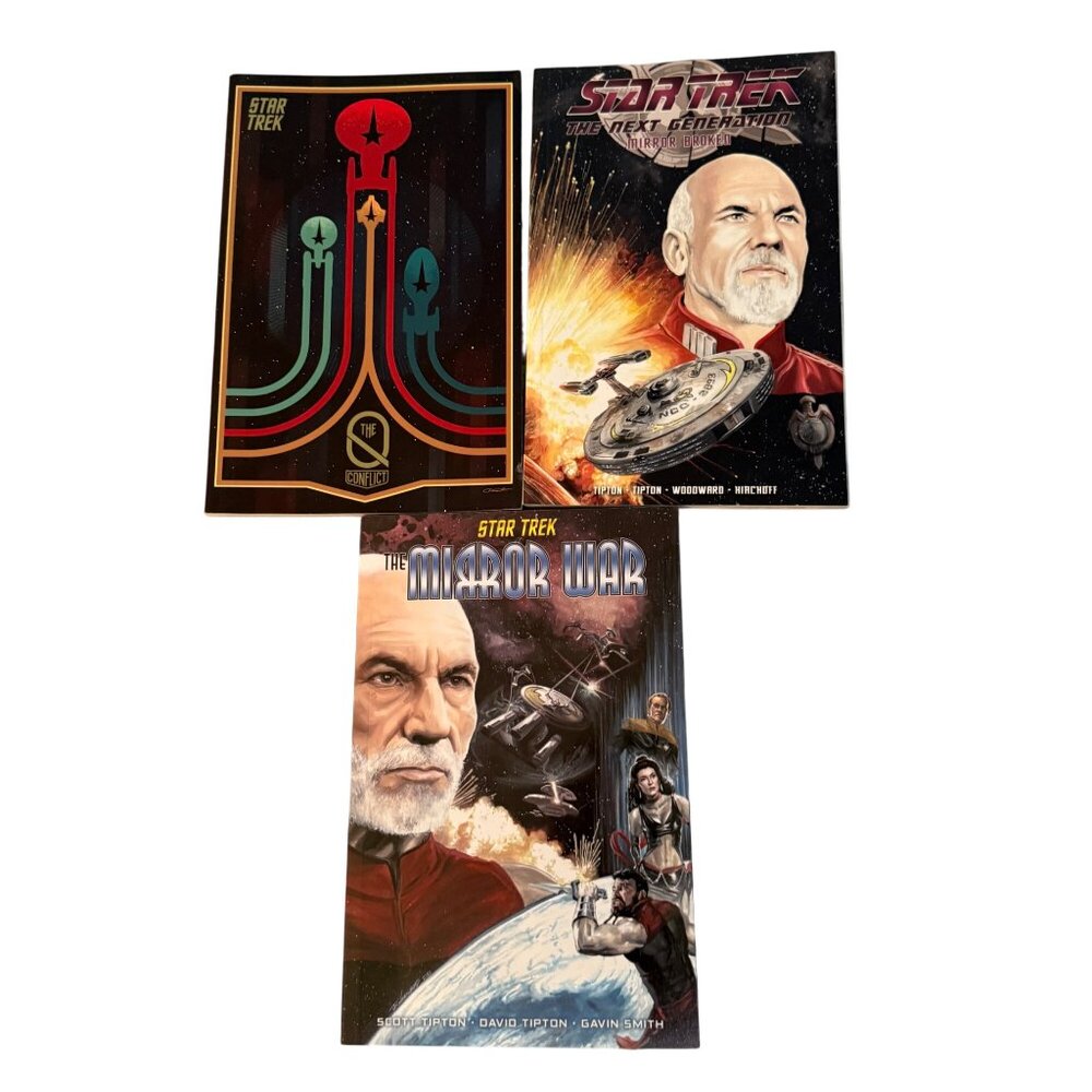 Star Trek IDW Trade Books Lot Of 3 - The Conflict Mirror Broken & The Mirror War